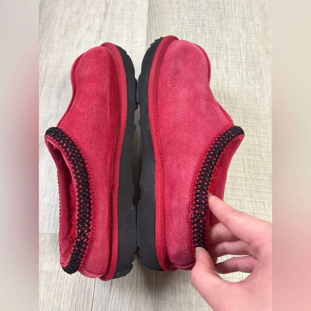 UGG Red Kids Tasman II Size 4 - Picture 5 of 8